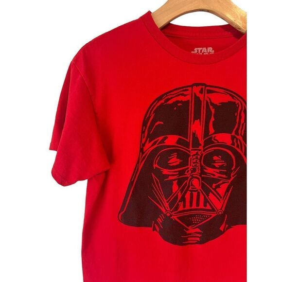 Star Wars Shirt Mens Medium Red Short Sleeve Darth Vader Fifth Sun Tee Shirt - Picture 3 of 8